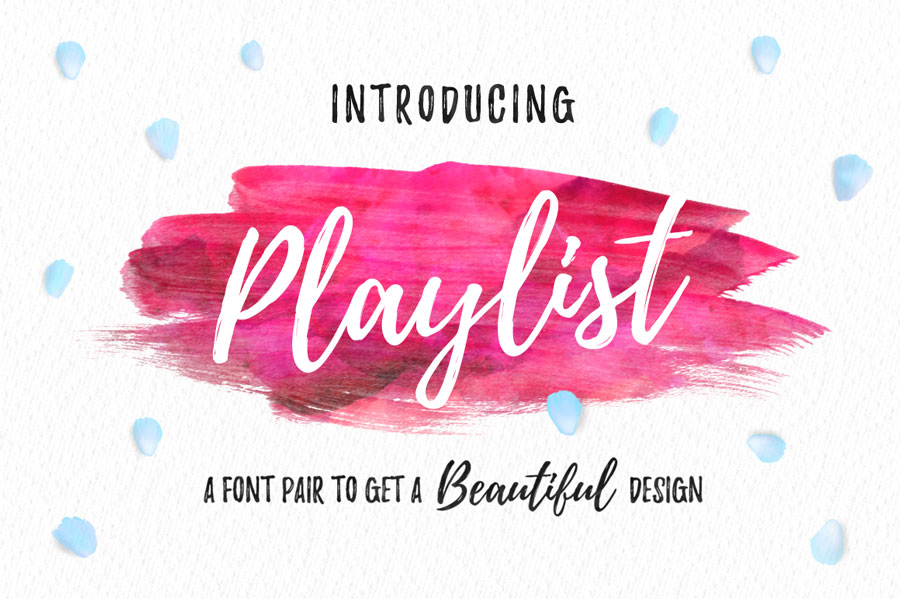 Playlist Free Font