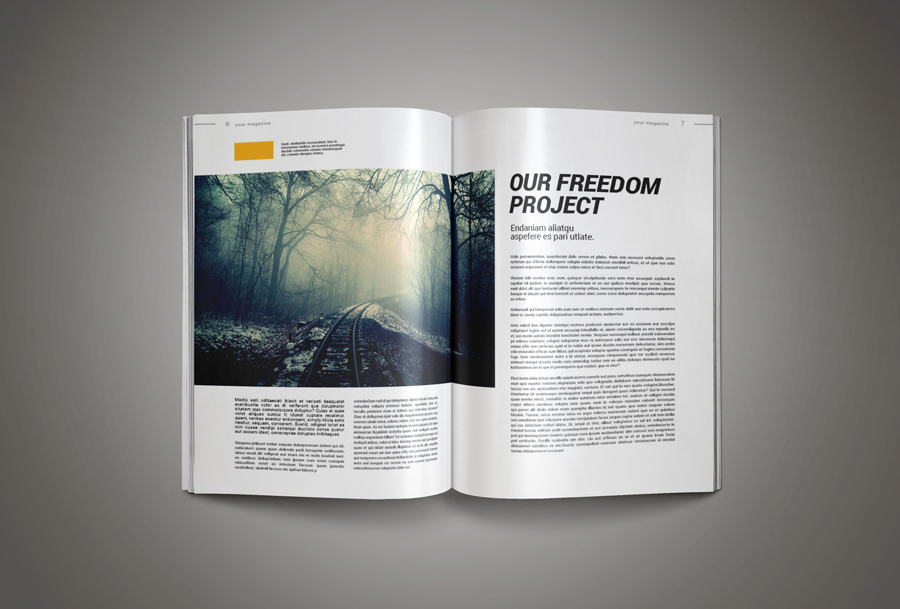 inkdesign magazine free template download