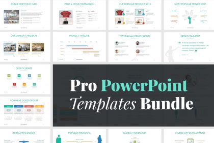 modern powerpoint template pixelo