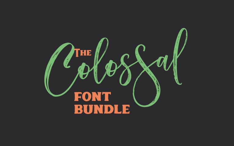 colossal font bundle