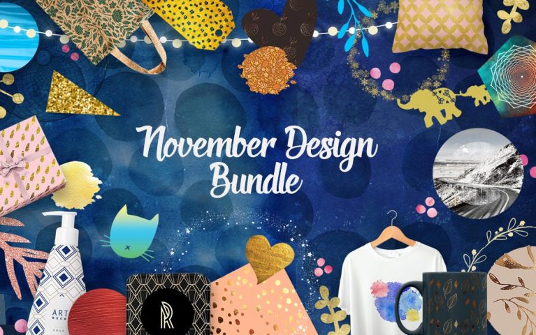 November Design Bundle: 3000+ Design Elements with Commercial License