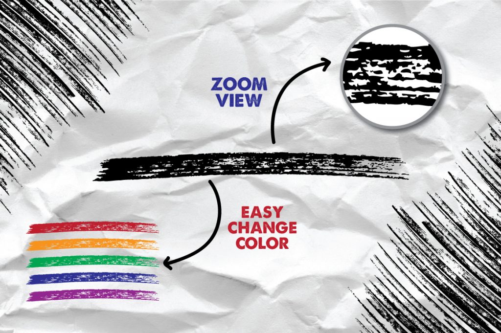 Download Free 131 Hand Drawn Brushes for Adobe Illustrator