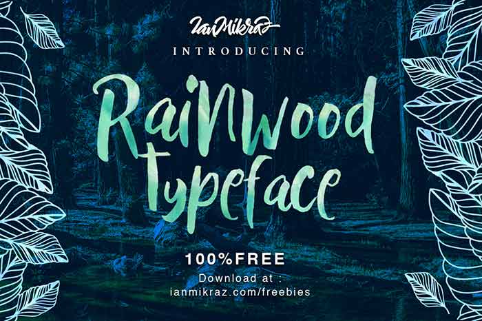 Rainwood free font