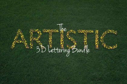 The Artistic 3D Lettering Bundle