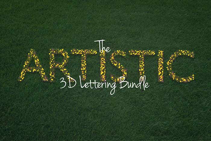 The Artistic 3D Lettering Bundle