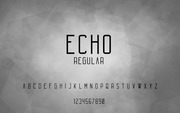 Free Echo Font
