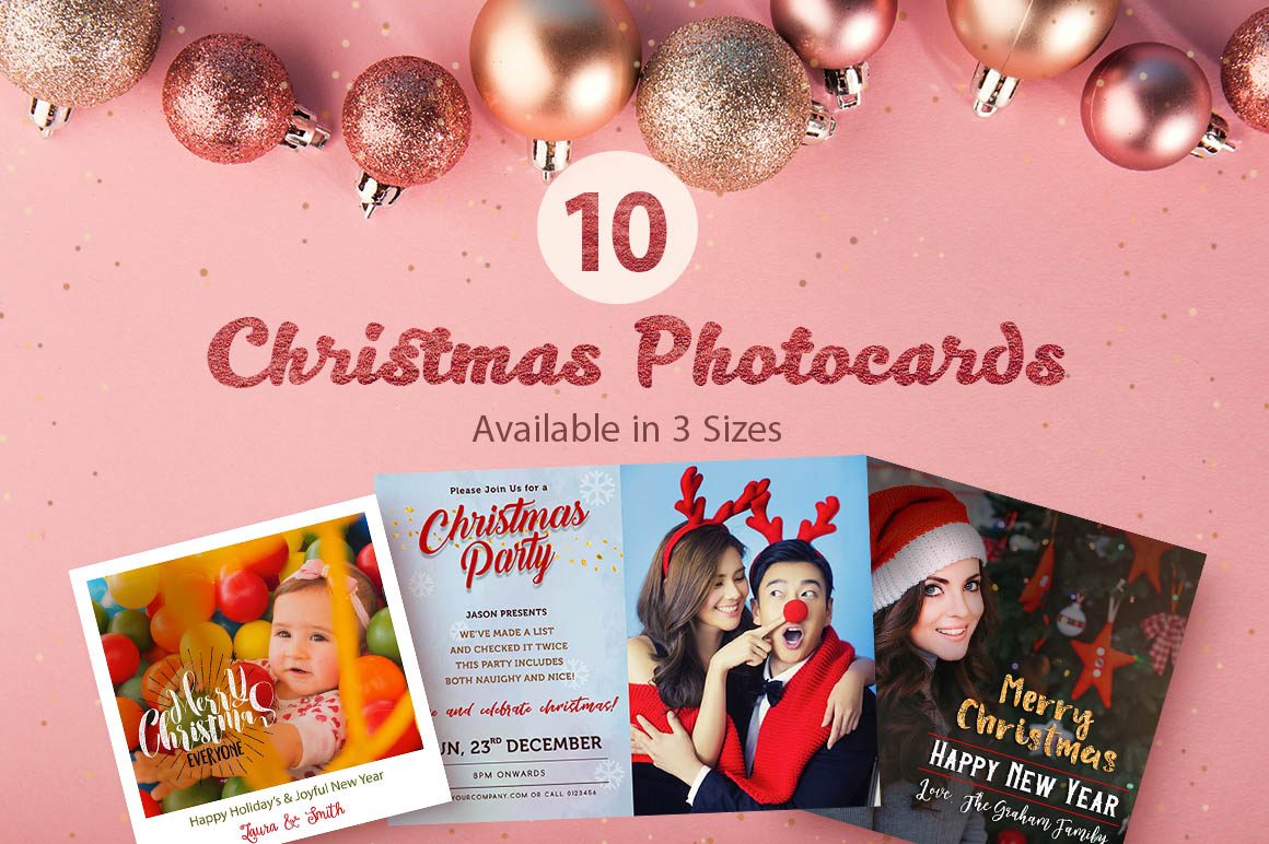 10 Free Christmas Photocards