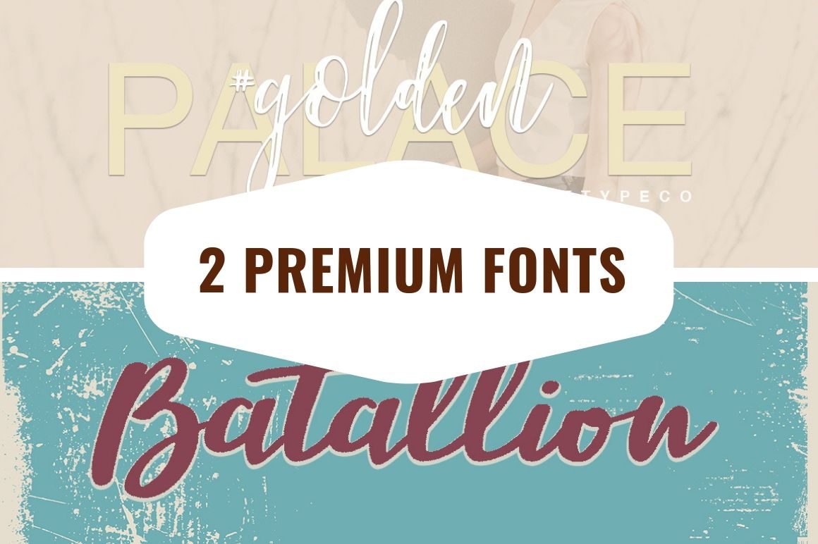 2 Premium Fonts From Pixelo