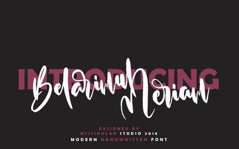 Belarimul Meriam Free Font