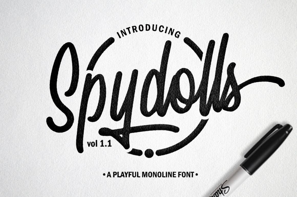 Spydolls free font