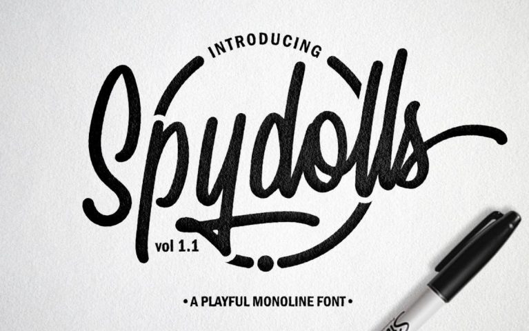 Spydolls free font