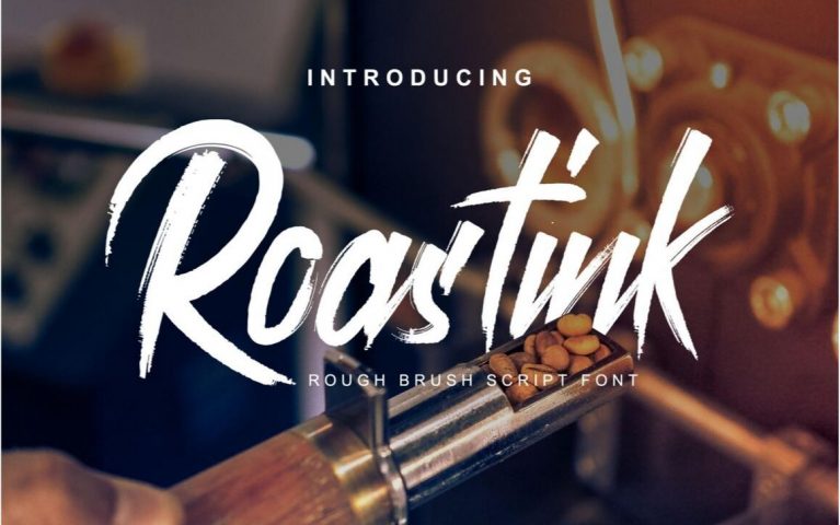 Roastink font