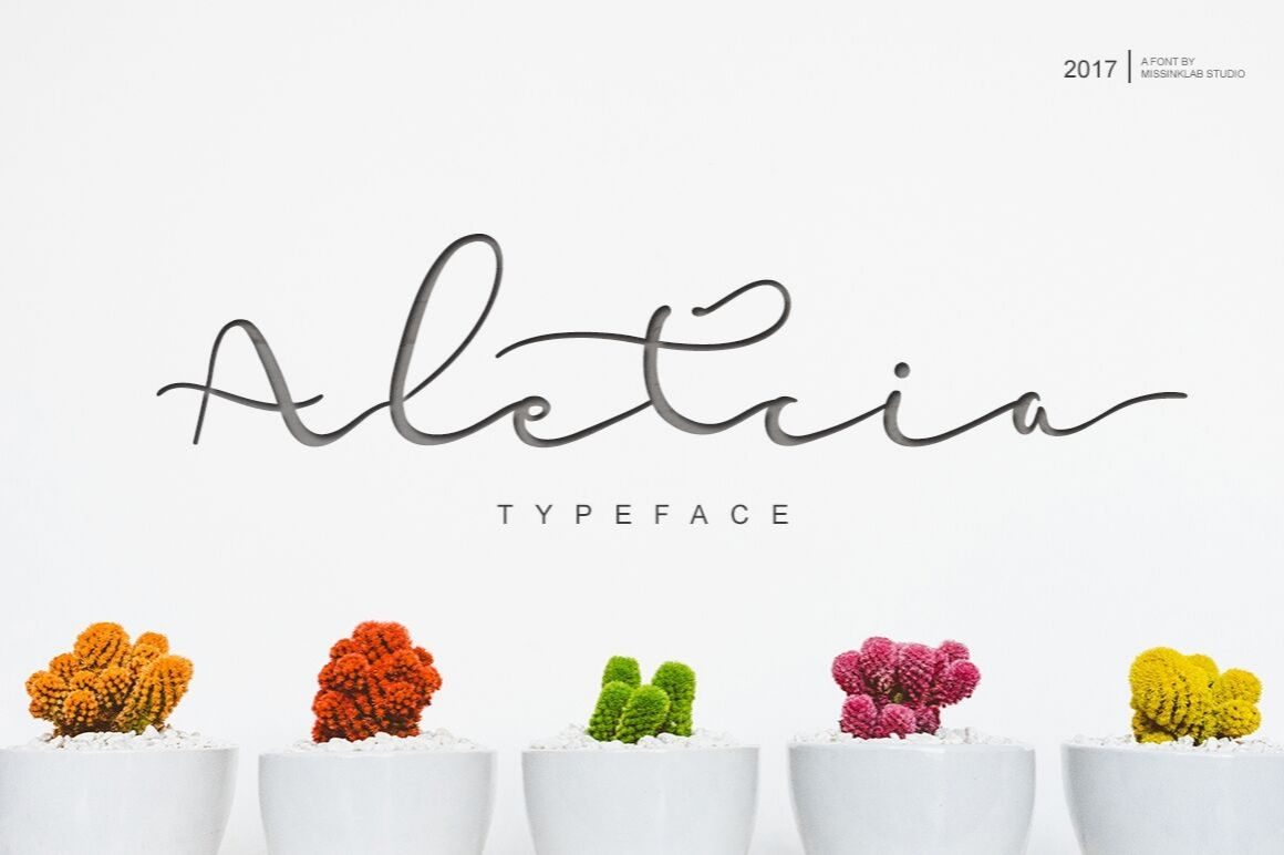 Aletcia Free Font