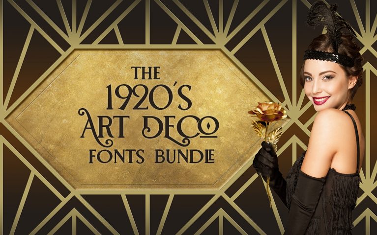 art deco font