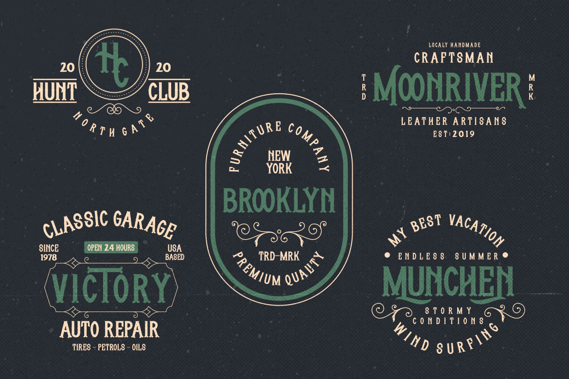 free vintage fonts