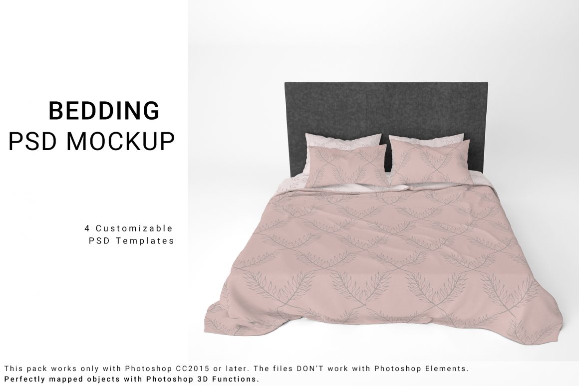 Bed Linens Mockup Set