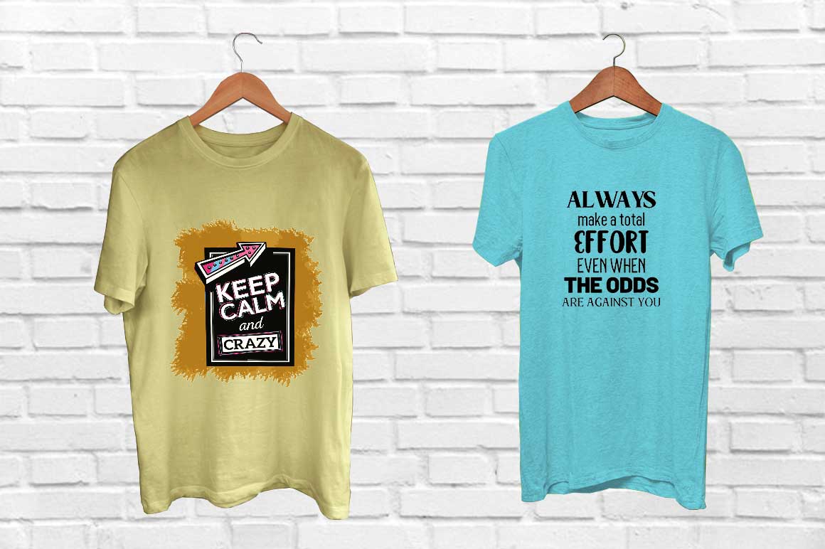 Motivational Tshirt Mockups