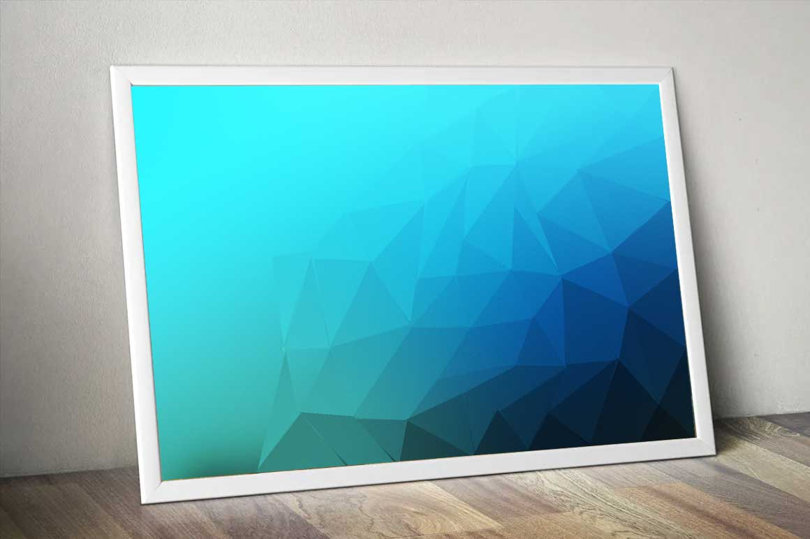 wall art colourful backgrounds mockup