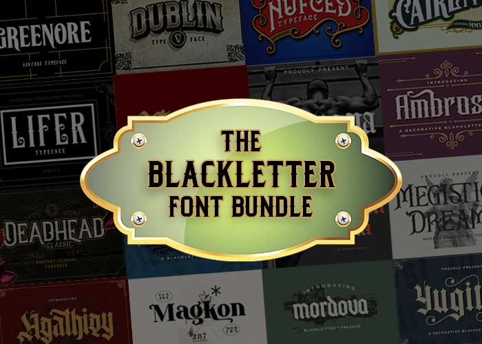 The Blackletter Font Bundle