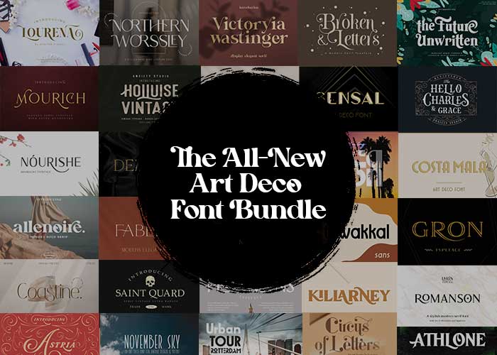 The All-New Art Deco Font Bundle