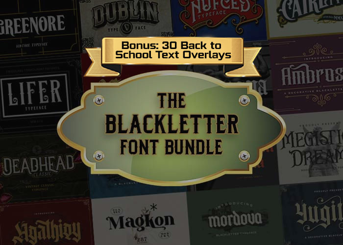 blackletter fonts