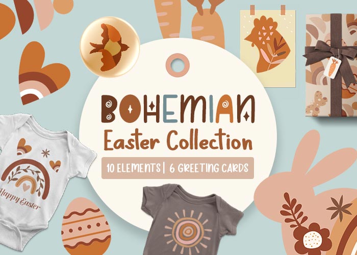 Bohemian Easter Collection Poster Preview