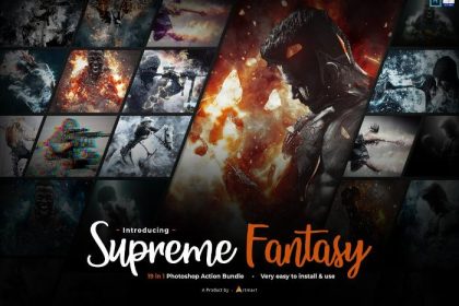 Fantasy Photoshop Actions Bundle Poster Preview