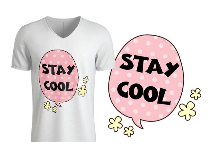 Stay Cool Cute T-shirt Designs Preview Image