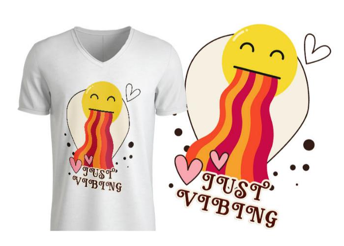 Cute T-shirt Designs Smiley Preview Image