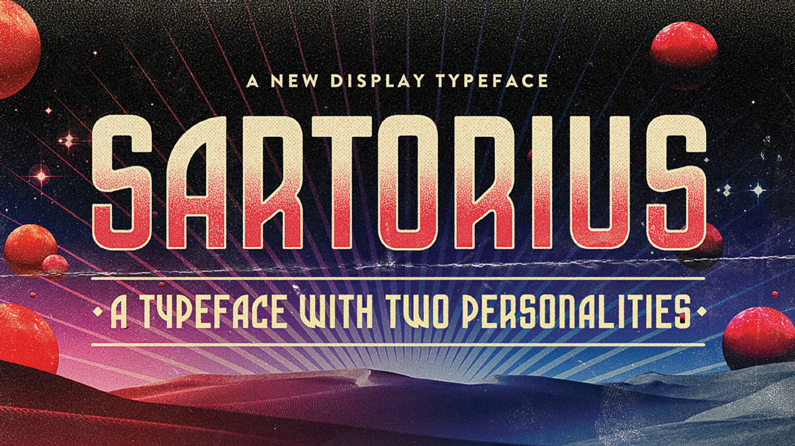 Sartorius vintage font by Carl Rylatt