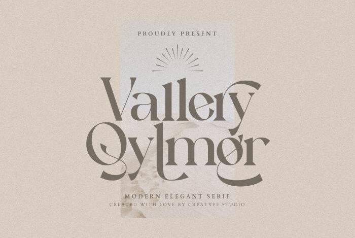 Vallery Qylmor Serif Font Poster Preview