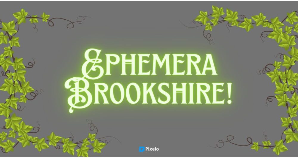 Ephemera Brookshire Vintage Font in Canva