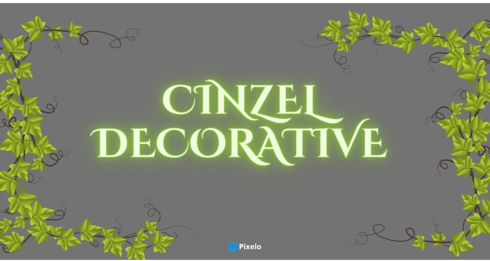 Cinzel Decorative Vintage Font in Canva