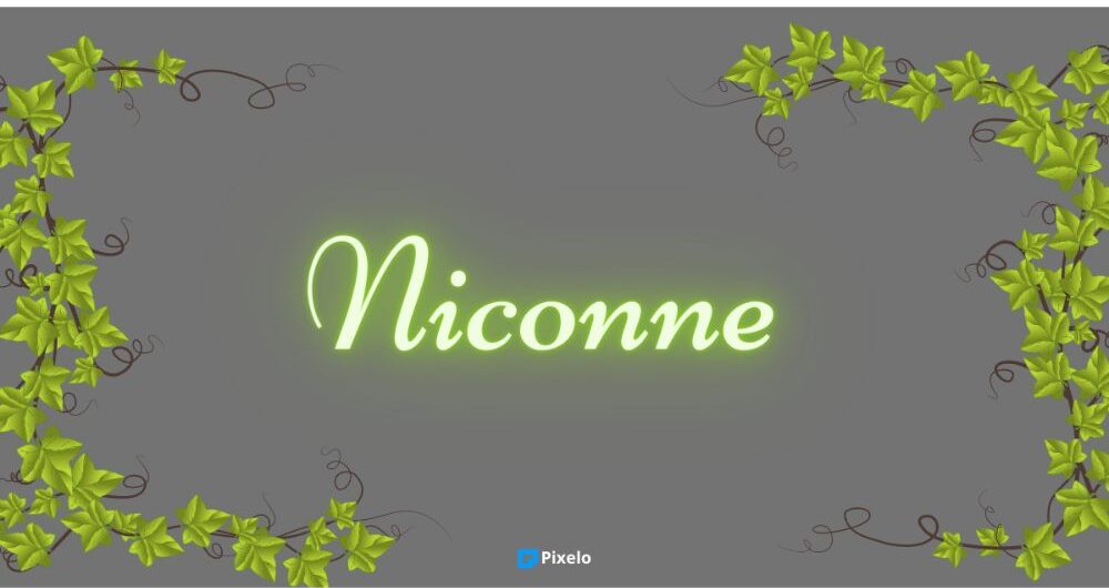 Niconne Vintage Font in Canva