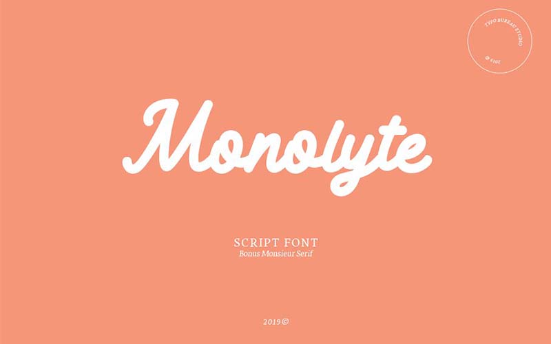 Monolyte font banner