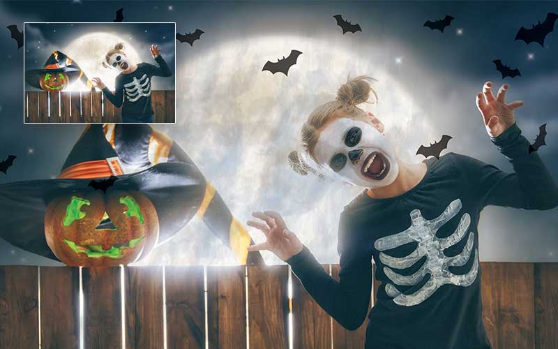 Halloween Photo Overlays