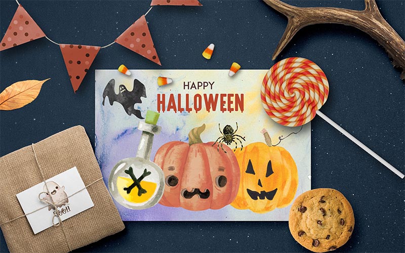 Halloween Card Templates