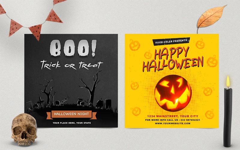 Halloween Card Templates