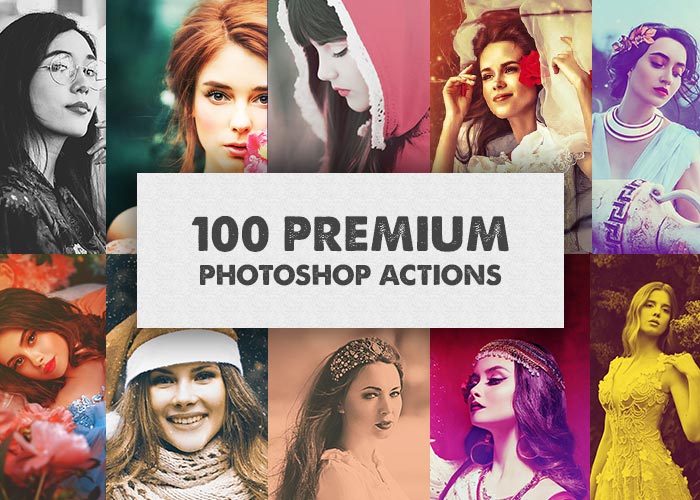 100 Premium Photoshop Actions Only On Pixelo