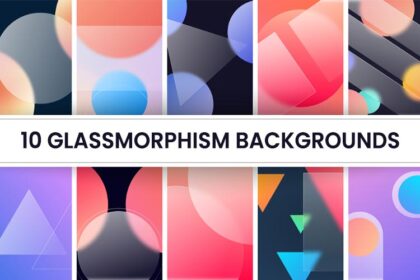 10 Glassmorphism Backgrounds