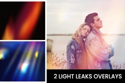 2 Light Leak Overlays