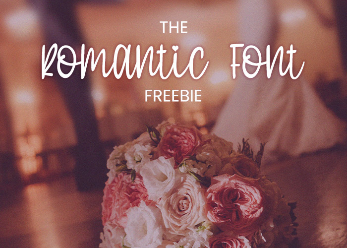 the romantic font