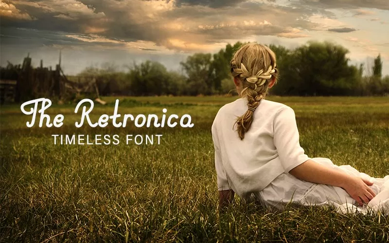The Retronica Timeless Font Feature & Preview