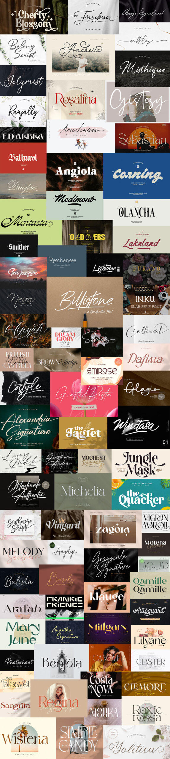 The Elegant Fonts Bundle