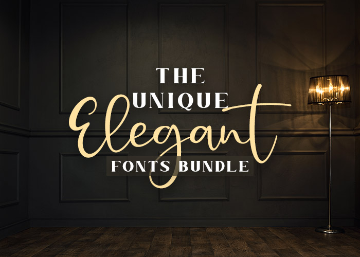 The elegant font bundle