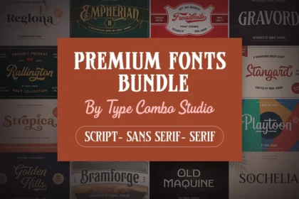 premium Font Bundle Banner