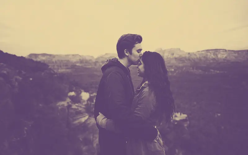 A PS Action Preview On An Image Of A Couple