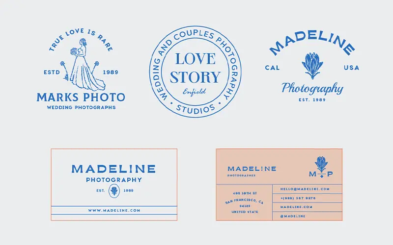 Photography Logo Templates Preview