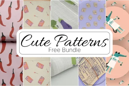 5 Free Cute Patterns Bundle Feature image