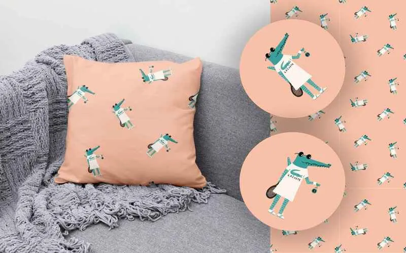 Cute crocodile pattern